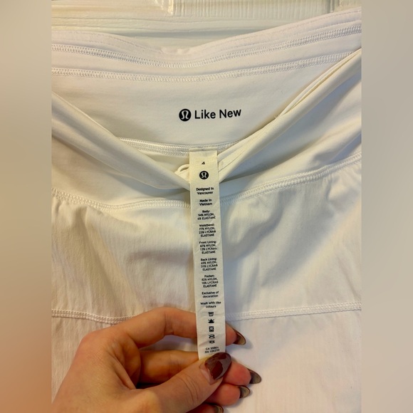 Lululemon Pace Rival Skirt in White - Picture 8 of 16